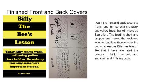 Jess Front and Back cover design